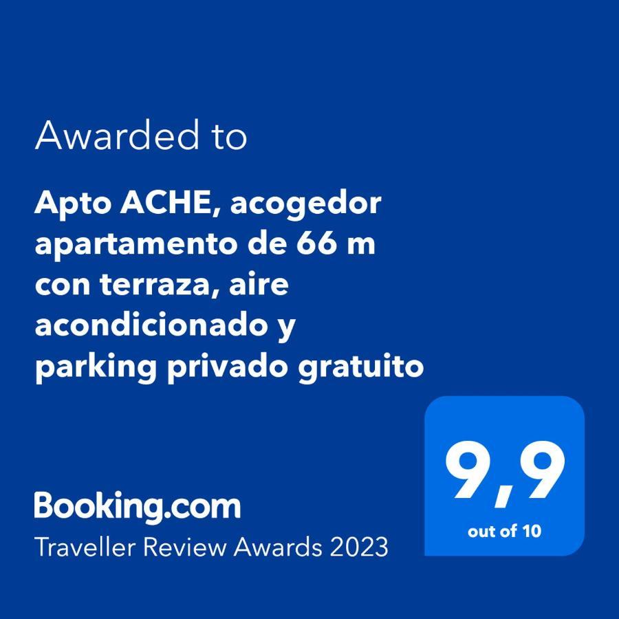 Apto Ache, Acogedor Apartamento De 66 M Con Terraza, Aire Acondicionado Y Parking Privado Gratuito Los Abrigos Eksteriør billede